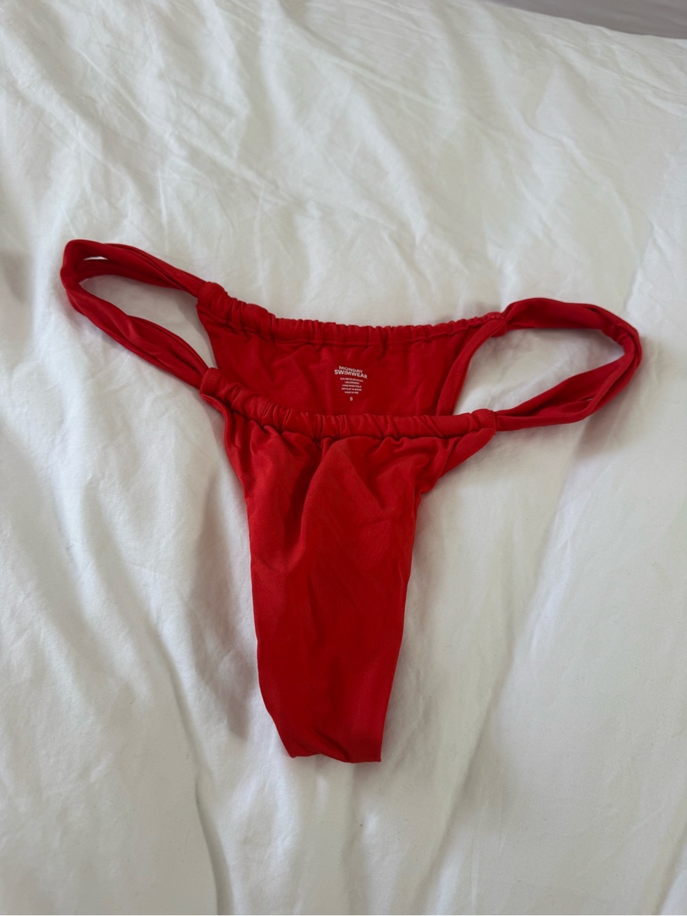 Monday Swimwear Red Bikini Bottom